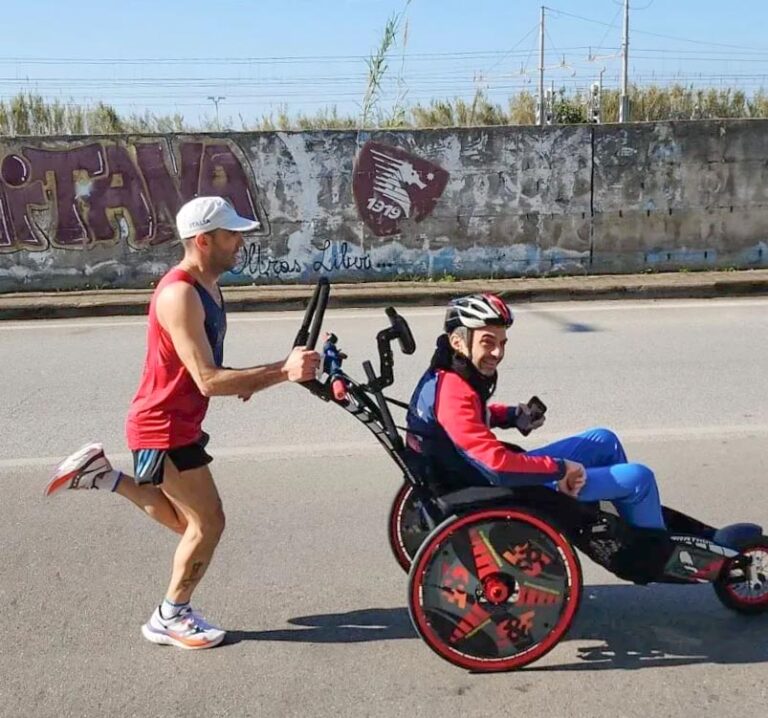 gianluca carmine record milano marathon