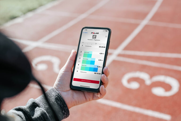 allenamento polar flow sportwatch