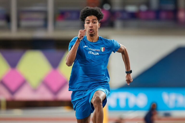 Mattia Furlani (foto Grana/Fidal)