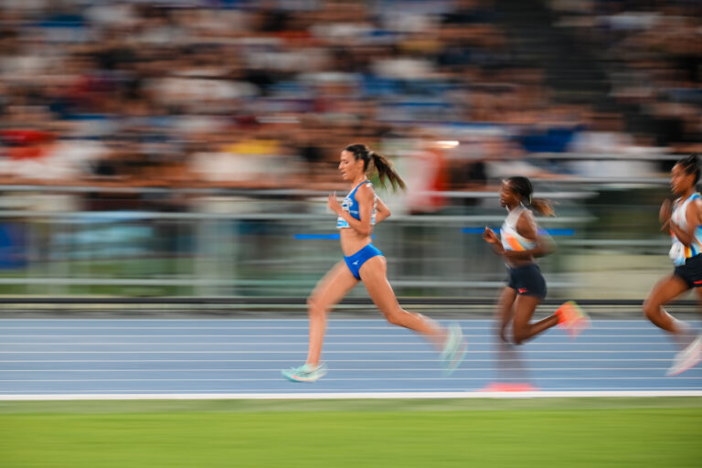 Nadia Battocletti al Golden Gala di Roma 2025 (foto Grana e Fama/FIDAL)