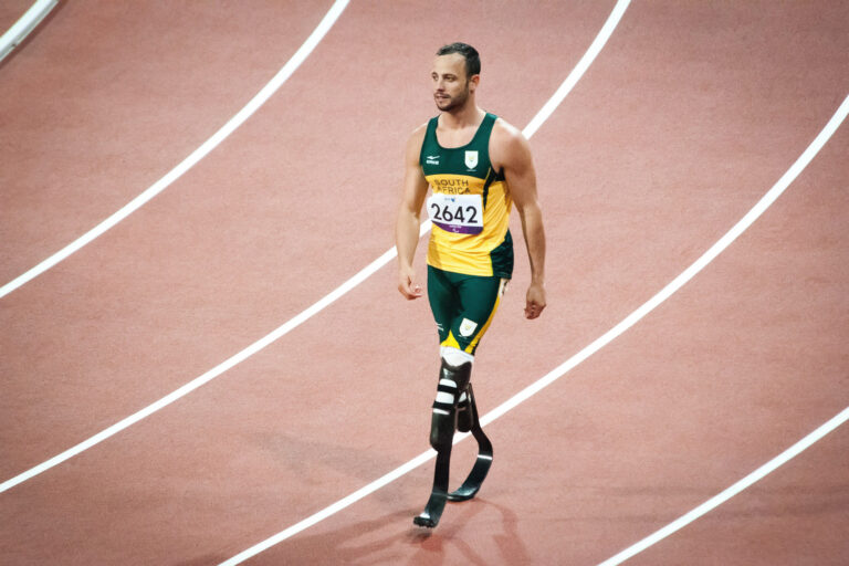 Oscar Pistorius (foto Chris Eason, CC BY 2.0, via Wikimedia Commons)