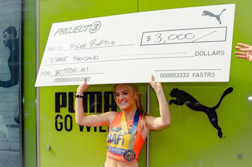 Una dei vincitori di Project3 di Puma