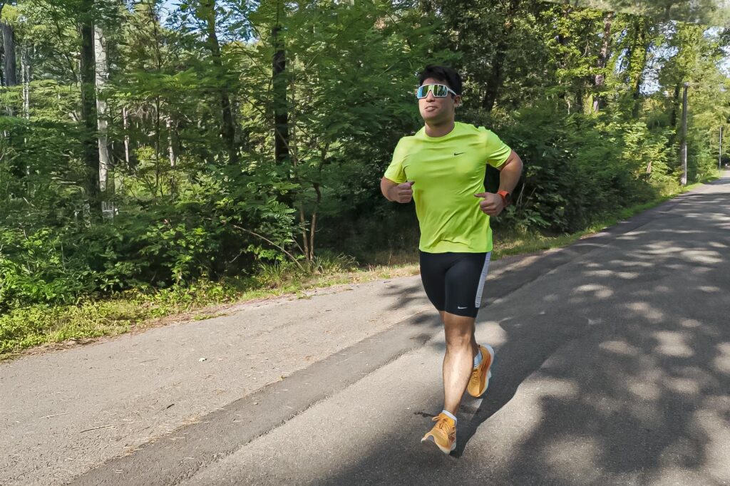 Antonio in allenamento