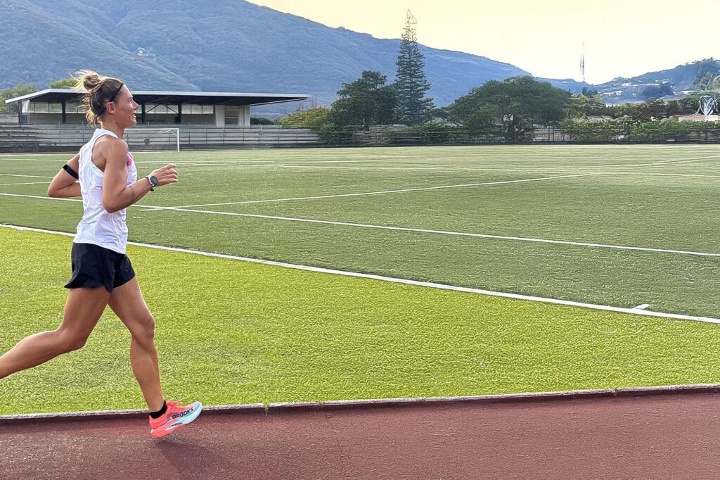 Francesca in allenamento