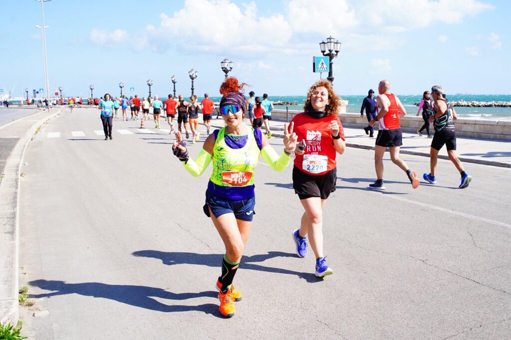 Il lungomare di Bari (foto Bari Med Marathon)