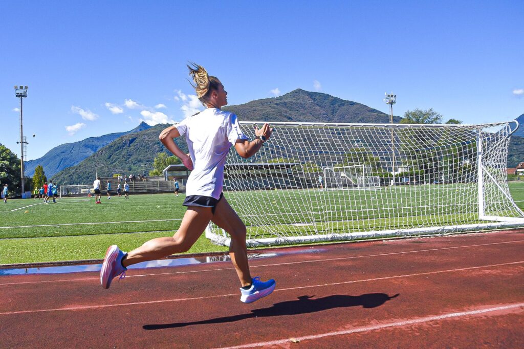 Francesca in allenamento