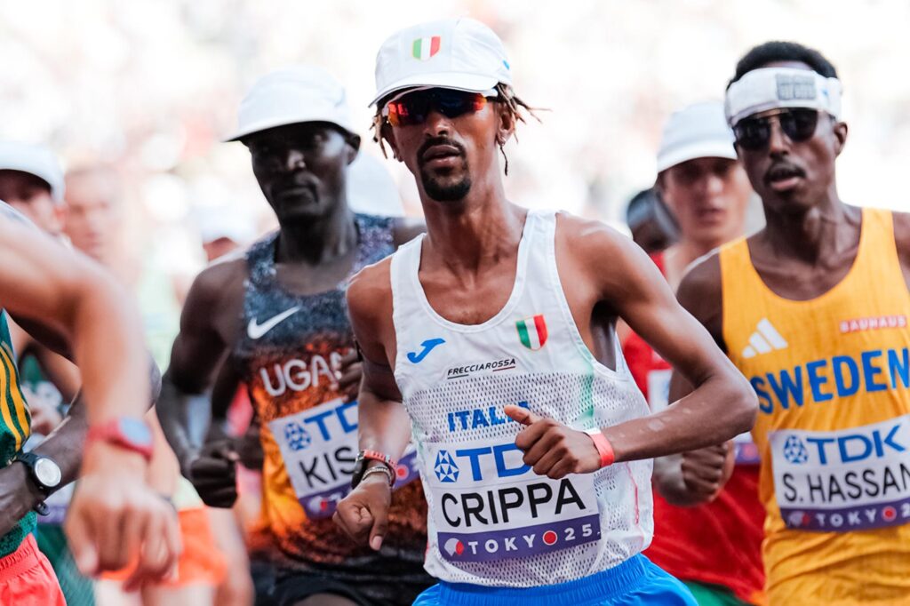 Yeman Crippa a Tokyo 2025 (foto Grana/Fidal)