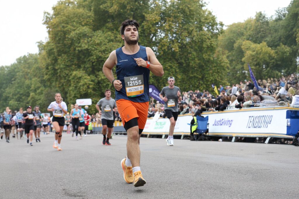 Antonio in gara a Londra