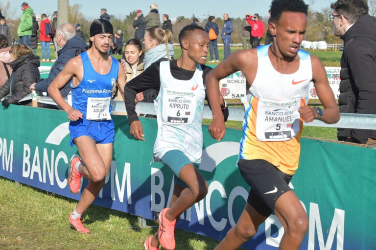 Aouani, Kipruto e Amanuel (foto Fierro/organizzatori)