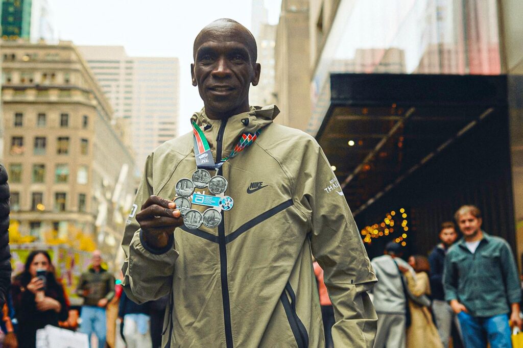 Eliud Kipchoge a New York (foto FB Eliud Kipchoge)