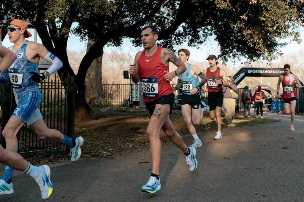 Il nostro Andrea Soffientini in gara alla Mizuno 5K Podium di Londra