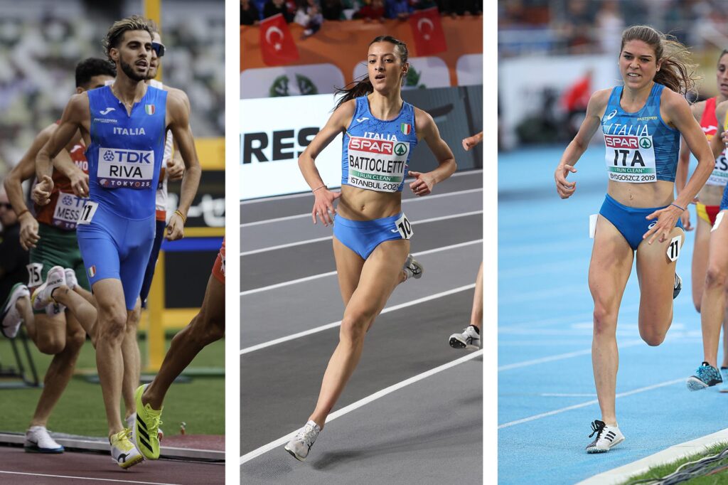 Federico Riva, Nadia Battocletti e Marta Zenoni (foto Fidal)