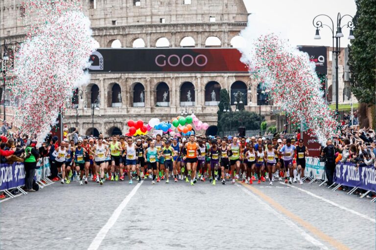 La partenza della maratona di Roma 2026 (foto Phototoday)