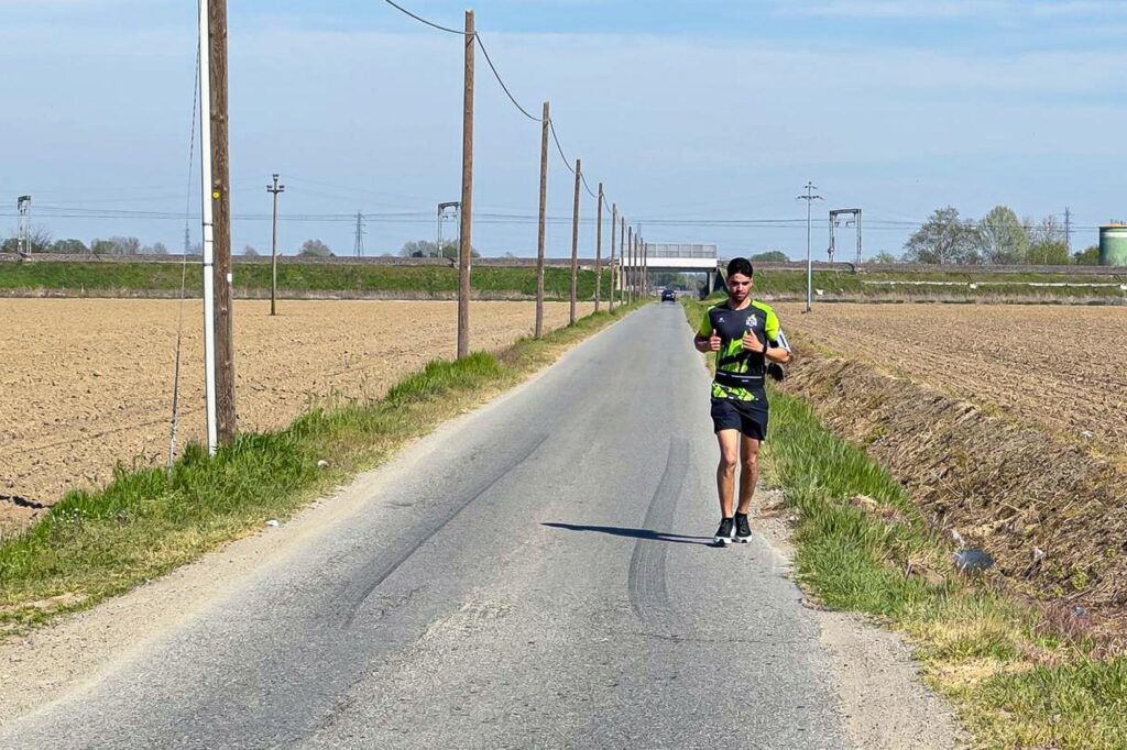 Mustapha Mansouri in allenamento