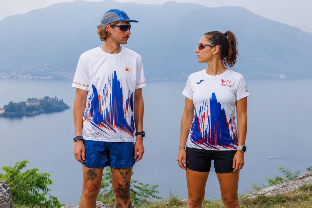 A sinistra la maglia Wild Tee del 2024 e a destra la maglia della Cortina Dobbiaco Run 2026 (immagine AI di TRC)