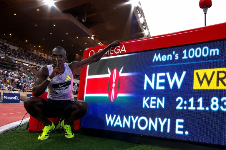 Record del mondo di Emmanuel Wanyonyi nei 1000 metri Emmanuel Wanyonyi (immagine TRC)