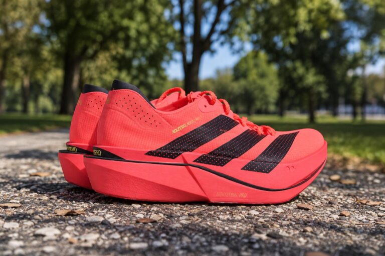 Adizero Adios Pro 5, la nuova super scarpa di Adidas nasce dalla tecnologia della Evo 3 La nuova Adidas Adizero Adios Pro 5 (immagine TRC)