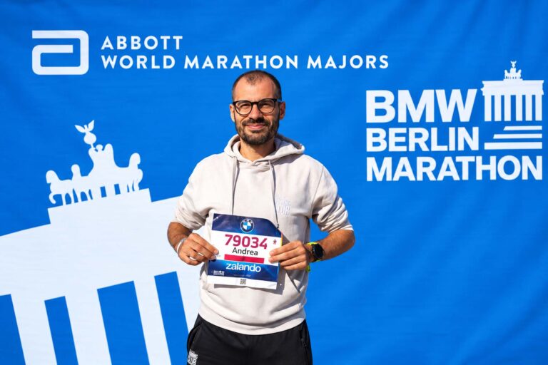 Andrea Soffientini alla Berlin Marathon 2026 (immagine TRC)